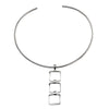Squares Torc Necklace from the Necklaces collection at Argenteus Jewellery