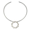 Spiral Ribbon Torc Necklace from the Necklaces collection at Argenteus Jewellery