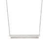 ID Necklace Matt Finish - Silver or Gold Plate