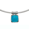 Turquoise Pendant Torc Necklace from the Necklaces collection at Argenteus Jewellery