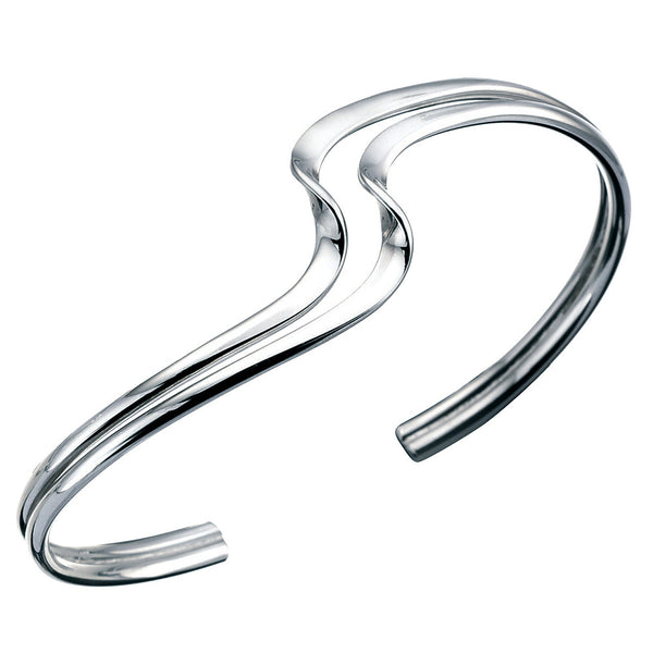 Double Swoop Torc Bangle from the Bangles collection at Argenteus Jewellery
