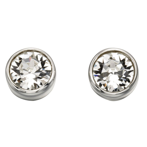 Birthstone Earrings-April Crystal from the Earrings collection at Argenteus Jewellery