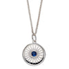 Sunshine Crystal Drop Necklace - Clear or Sapphire Blue