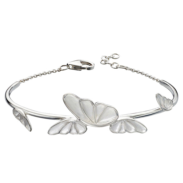 Butterfly Satin Finish Bracelet from the Bracelets collection at Argenteus Jewellery