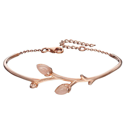 Rosebud Bracelet in Rose Jade from the Bracelets collection at Argenteus Jewellery