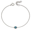 Birthstone-March Aquamarine Bracelet
