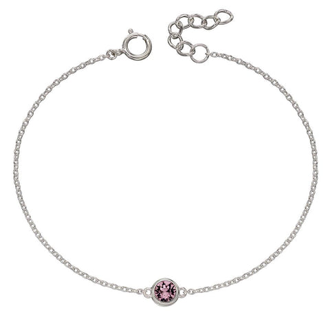 Birthstone-June Light Amethyst Bracelet