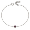 Birthstone-June Light Amethyst Bracelet