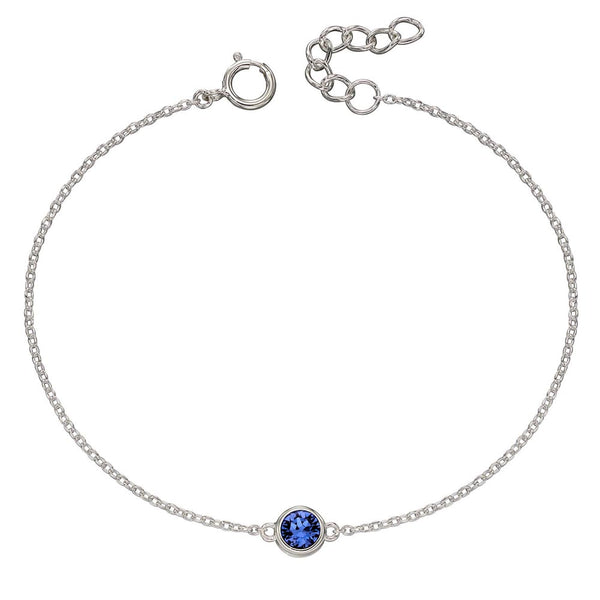 Birthstone-September Sapphire Bracelet