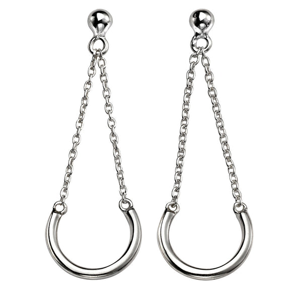 Chain Link Teardrop Earrings from the Earrings collection at Argenteus Jewellery