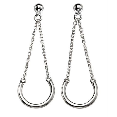 Chain Link Teardrop Earrings from the Earrings collection at Argenteus Jewellery