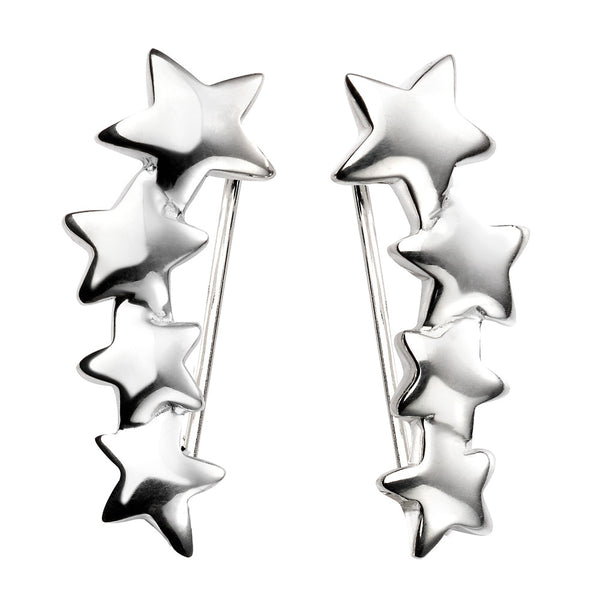 Stars Ear Crawlers from the Earrings collection at Argenteus Jewellery