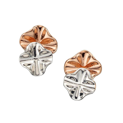 Ruffle Stud Earrings from the Earrings collection at Argenteus Jewellery