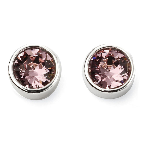 Birthstone Earrings-June Light Amethyst from the Earrings collection at Argenteus Jewellery
