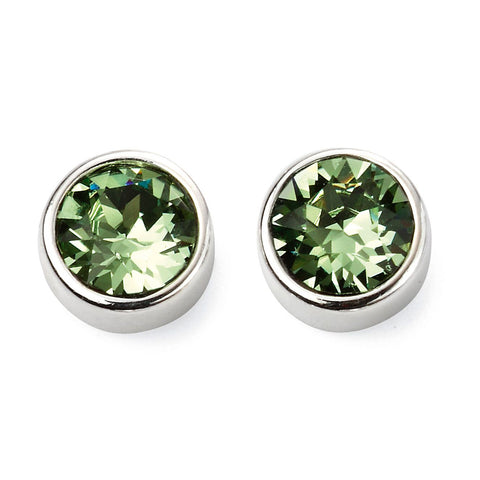 Birthstone Earrings-August Peridot from the Earrings collection at Argenteus Jewellery
