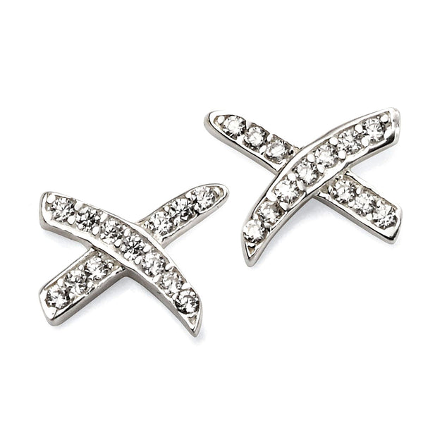 Cubic Zirconia Kisses Stud Earrings from the Earrings collection at Argenteus Jewellery