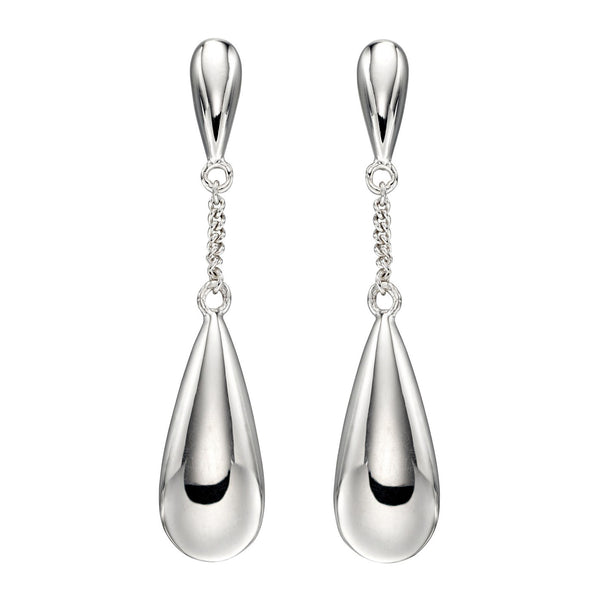 Silver Raindrop Earrings from the Earrings collection at Argenteus Jewellery