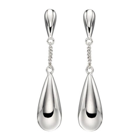 Silver Raindrop Earrings from the Earrings collection at Argenteus Jewellery
