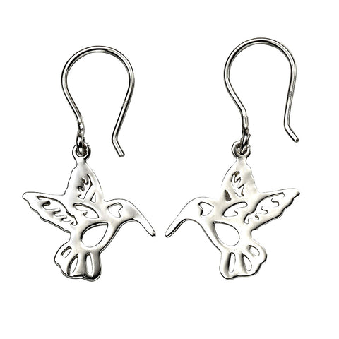 Hummingbird Drop Earrings from the Earrings collection at Argenteus Jewellery