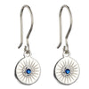 Sunshine Crystal Drop Earring - Clear or Sapphire Blue