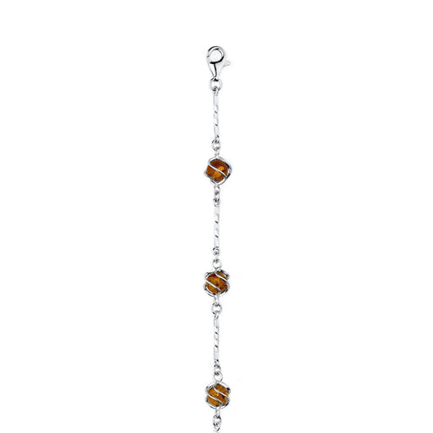 Amber Spheres Bracelet from the Bracelets collection at Argenteus Jewellery