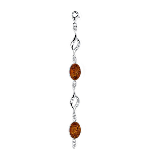 Amber Ovals Bracelet from the Bracelets collection at Argenteus Jewellery