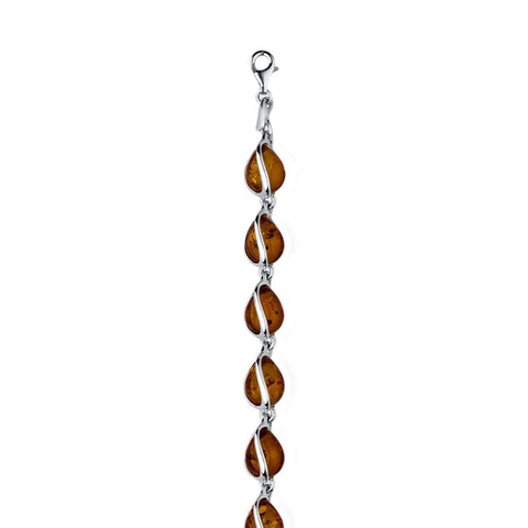 Amber Teardrop Bracelet from the Bracelets collection at Argenteus Jewellery