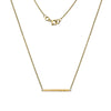 Gold Hammered Bar Bracelet from the Bracelets collection at Argenteus Jewellery