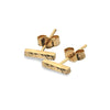 Gold Hammered Bar Bracelet from the Bracelets collection at Argenteus Jewellery