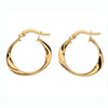 Gold Twist Bangle from the Bangles collection at Argenteus Jewellery