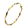 Gold Twist Hoop Earrings - 10mm from the Earrings collection at Argenteus Jewellery