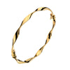 Gold Twist Bangle from the Bangles collection at Argenteus Jewellery