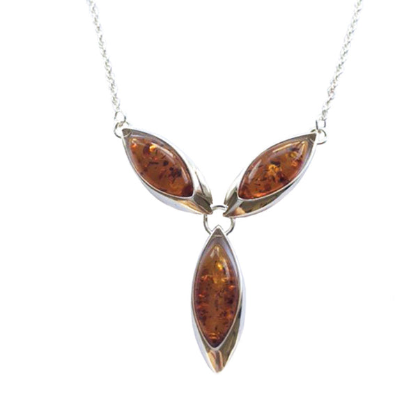 Amber Ellipse Necklace from the Necklaces collection at Argenteus Jewellery