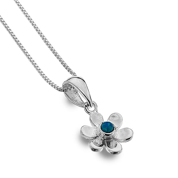 Daisy and Opal Necklace from the Necklaces collection at Argenteus Jewellery