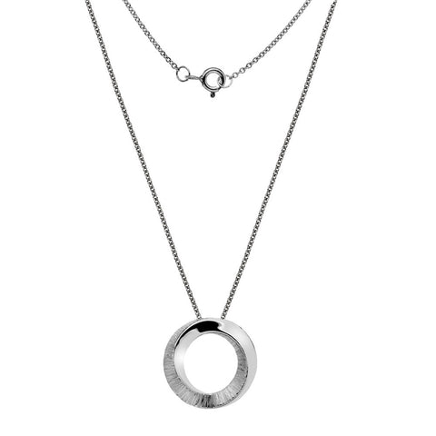 Pleats Texture Necklet from the Necklaces collection at Argenteus Jewellery