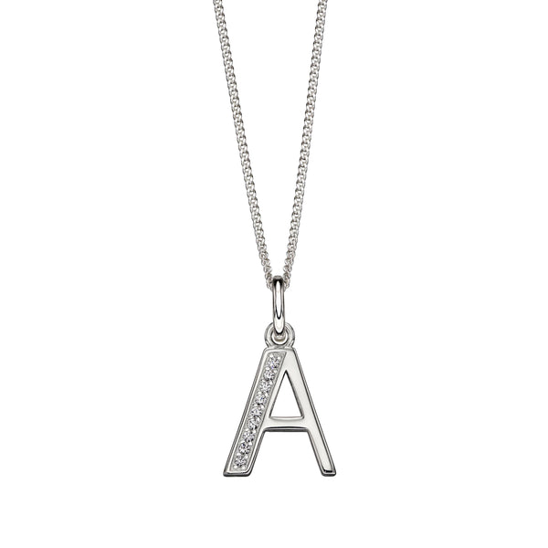 Alphabet Necklace - A from the Necklaces collection at Argenteus Jewellery