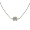 Bee And Honeycomb Crystal Necklace from the Necklaces collection at Argenteus Jewellery