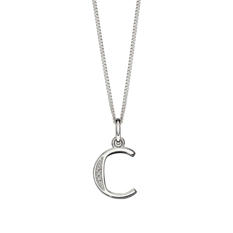 Alphabet Necklace - C from the Necklaces collection at Argenteus Jewellery