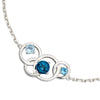 Links of Circles Topaz Bracelet from the Bracelets collection at Argenteus Jewellery