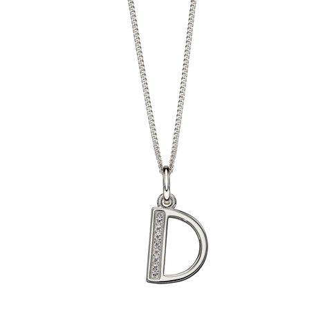Alphabet Necklace - D from the Necklaces collection at Argenteus Jewellery
