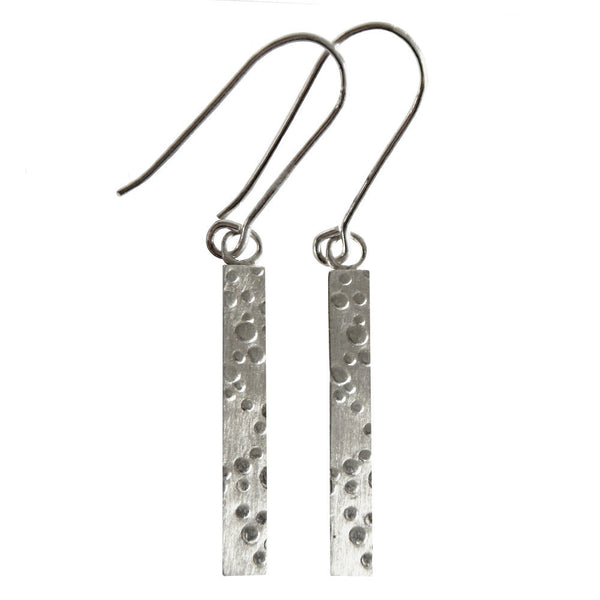 Hazel Davison - Bubbles Long Drop Earrings from the Earrings collection at Argenteus Jewellery