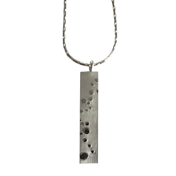 Hazel Davison - Bubbles Drop Necklace from the Necklaces collection at Argenteus Jewellery