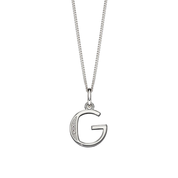 Alphabet Necklace - G from the Necklaces collection at Argenteus Jewellery