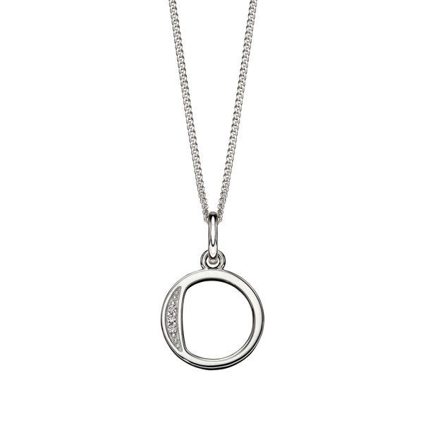 Alphabet Necklace - O from the Necklaces collection at Argenteus Jewellery