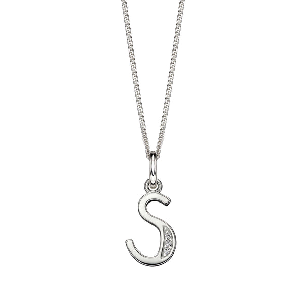 Alphabet Necklace - S from the Necklaces collection at Argenteus Jewellery