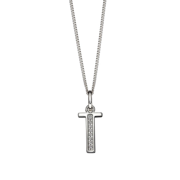 Alphabet Necklace - T from the Necklaces collection at Argenteus Jewellery