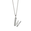 Alphabet Necklace - W from the Necklaces collection at Argenteus Jewellery