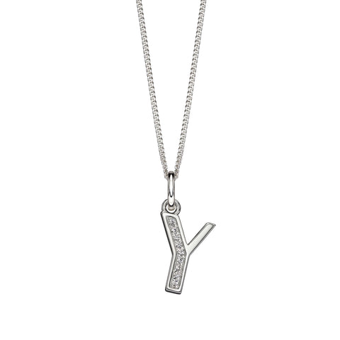 Alphabet Necklace - Y from the Necklaces collection at Argenteus Jewellery