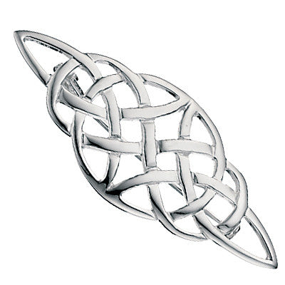 Sterling Silver Celtic Knot Brooch from the Brooches collection at Argenteus Jewellery