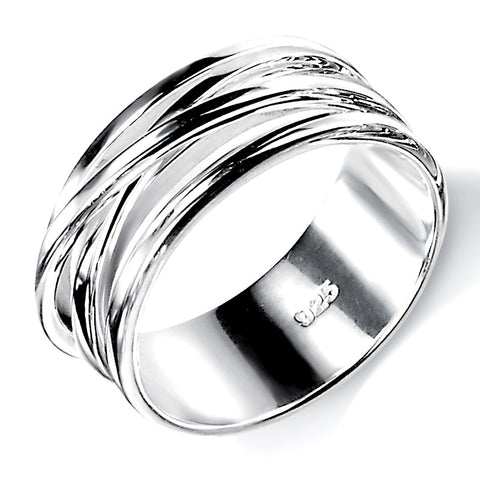 Wrapped Wire Band Ring from the Rings collection at Argenteus Jewellery
